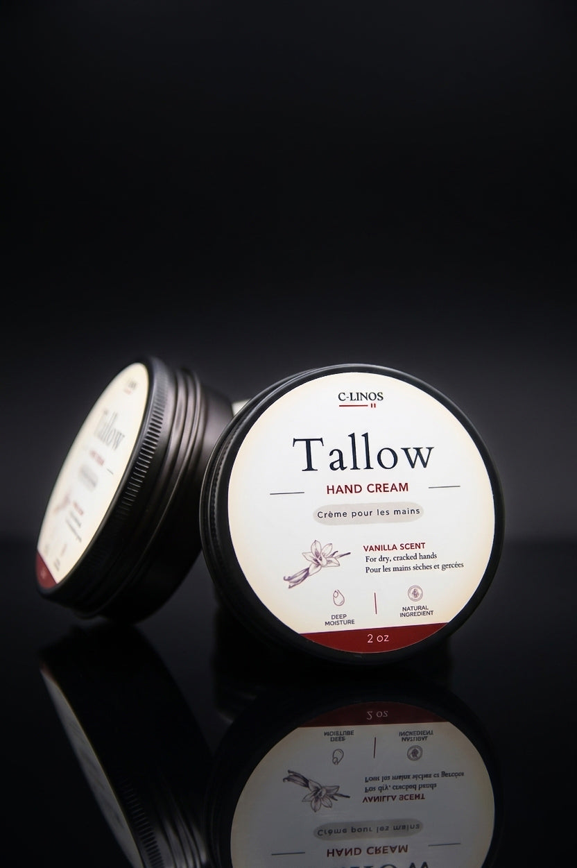 2 oz Whipped Tallow Cream - Vanilla Scent