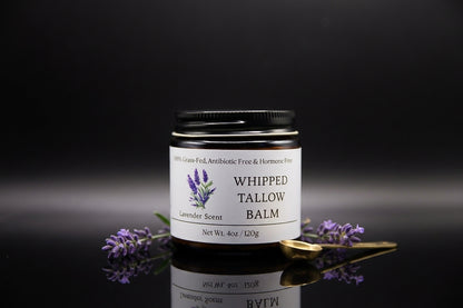 4 oz Whipped Tallow Balm - Lavender Scent
