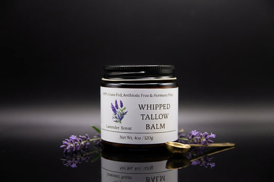 4 oz Whipped Tallow Balm - Lavender Scent