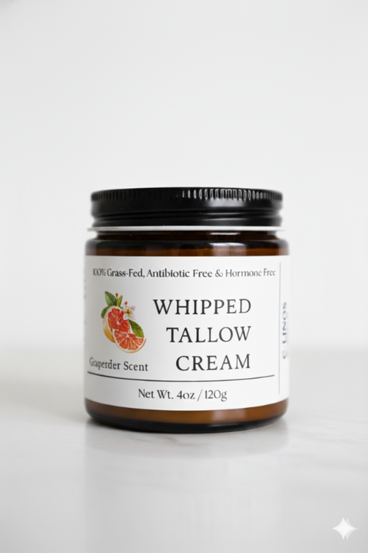 4 oz Whipped Tallow Cream - Grapefruit Scent