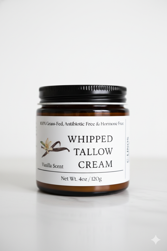 4 oz Whipped Tallow Cream- Vanilla Scent